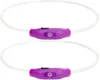 2x LED Leuchtband für Hunde in Lila Hundehalsband mit Akku Produktbild-Vorschau 2
