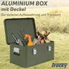 Aluminium Box mit Deckel Grün Alu Kiste Box Alukiste 50 Produktbild-Vorschau 2
