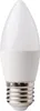 A close-up studio shot of a white LED light bulb with a silver screw base. Podgląd zdjęcia produktu