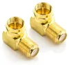 deleyCON Sat-Winkel-Adapter Set 90° für Koaxialkabel, 2 Produktbild-Vorschau 1