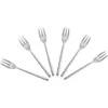 Kage “Silk” Fork Set – 6 Stainless Steel Table Forks Anteprima dell’immagine prodotto 1