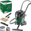 A Bosch AdvancedVac 20 wet/dry vacuum cleaner and its accessories are displayed against a white background, along with its packaging. Voir les images du produit