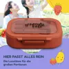 Schmatzfatz Lunchbox, Unterteilte Brotdose für Erwachsene & Produktbild-Vorschau 2
