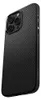 A black iPhone case with a textured pattern is shown from a side angle. Podgląd zdjęcia produktu