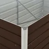 vidaXL Hochbeet Braun 160 x 80 x 77 cm Verzinkter Stahl Produktbild-Vorschau 6