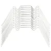 A stack of metal greenhouse clips. Voir les images du produit