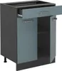 A kitchen base cabinet with a drawer and two doors. Anteprima dell’immagine prodotto