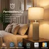 zestaw 2 lamp stołowych do salonu ceramiczne lampki nocne Podgląd zdjęcia produktu 7