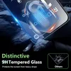 A screen protector is shown on a phone, with rocks in the background. Produktbild-Vorschau