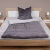 2tg Cashmere Touch Wende-Bettwäsche Uni Grau/Anthrazit Produktbild-Vorschau