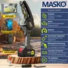 Mini motosega MASKO® con batteria da 8000 mAh | Motosega Anteprima dell’immagine prodotto 3