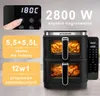 Frytkownica na gorące powietrze beztłuszczowa airfryer Podgląd zdjęcia produktu 2