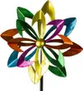 Windspiel Metall Blume Bunt Gartenstecker 180 cm Windrad Produktbild-Vorschau 1