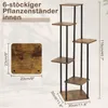 Alightup 6 stufiges Blumenregal Pflanzenregal, Blumenleiter Produktbild-Vorschau 7