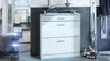 Vladon Schuhschrank Loret 89 x 104 x 23 cm Schuhkipper für Produktbild-Vorschau 2