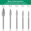 Holzschnitzerei Bohrer Set für Dremel Rotary Tool 5Pcs Produktbild-Vorschau 6