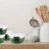 Relaxdays Schüssel Set mit Deckel, Edelstahl, verschiedene Produktbild-Vorschau 3