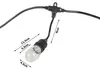 Lichterkette Außen Gartenlichter LED Girlande 15 LED E27 5 Produktbild-Vorschau 4