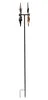 A metal garden stake with a colorful wind spinner on top. Produktbild-Vorschau