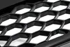 Kühlergrill Sportgrill Wabengrill Grill SCHWARZ GLANZ Produktbild-Vorschau 2