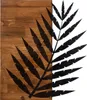 Wallity, Leaf3 Metal Decor, décoration murale, noir, métal, Voir les images du produit 4