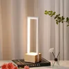 LED Tischlampe Holz, Touch-Dimmfunktion & Speicherfunktion, Produktbild-Vorschau 2