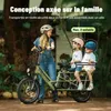 Siège enfant double arrière FAFREES FF20 CUV pour vélo Voir les images du produit 9