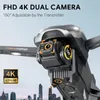 Dron s kamerou pro začátečníky, FPV skládací RC dron Náhled obrázku produktu 2