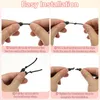 Sicherheitsverschlüsse 24 mm, 60 Stück, Nylonband 20 m, DIY-Schmuck Productafbeelding-voorbeeld