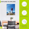 ARTland Wandbild Alu für Innen & Outdoor Leuchtturm Produktbild-Vorschau 4