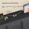 Canapé-lit rembourré AODEMOKO, lit pour adolescents avec Voir les images du produit 6