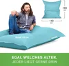 Green Bean® Sitzsack "Square" XXL 140x180cm mit 380 Liter Produktbild-Vorschau 5
