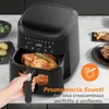 Horkovzdušná fritéza 6L Airfryer, 9 programů, 40–200 °C, Náhled obrázku produktu 10