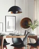 BELIANI Lampa wisząca sufitowa czarno-złota okrągły klosz Podgląd zdjęcia produktu 2