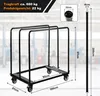 Carrello portapiatti Jayseuw Carrello portapiatti con ruote Anteprima dell’immagine prodotto 2