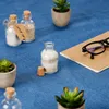 Relaxdays Dekogläser 30er Set, Glasflaschen mit Korken, 60 Produktbild-Vorschau 3