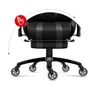 HUZARO Casters 2.0 kółka do krzeseł na kółkach - czarne - Podgląd zdjęcia produktu 5