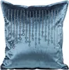 Dekorativer Kissenbezug Sofakissen ROYAL 1 blau 45x45 blau Produktbild-Vorschau 1