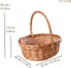 Creative Home Veľkonočný prútený košík s uchom | 35x30x35 Náhľad obrázku produktu 3