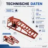 Bituxx 1 Paar Auffahrrampen inkl. Wagenheber Rot MS-16786 Produktbild-Vorschau 6