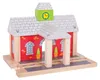BigJigs Holzbahnhof - Spielzeug Eisenbahn Zubehör Produktbild-Vorschau 3
