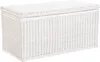 KRINES HOME Truhe / Wäschetruhe aus Rattan (Weiss, Groß) Produktbild-Vorschau 1
