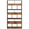 A wooden bookshelf against a white background. Náhled obrázku produktu