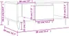 vidaXL Couchtisch Schwarz 90x50x36,5 cm Holzwerkstoff Produktbild-Vorschau 6