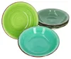 6er Green Suppenteller grüner Landhausstil I Ø 21,5 cm tief Produktbild-Vorschau 1