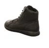 A black leather boot is shown against a white background. Anteprima dell’immagine prodotto