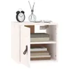 vidaXL Armadio a muro bianco 31,5x30x30 cm in legno di pino Anteprima dell’immagine prodotto 15