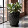 Podstawka pod doniczkę ceramiczna Provencelia Czarny, Ø21 Podgląd zdjęcia produktu 5