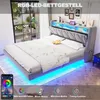 Letto imbottito Flieks 180x200 cm con funzione di carico, Anteprima dell’immagine prodotto 5