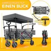 TRESKO® Bollerwagen Pliable avec toit anthracite, Voir les images du produit 9